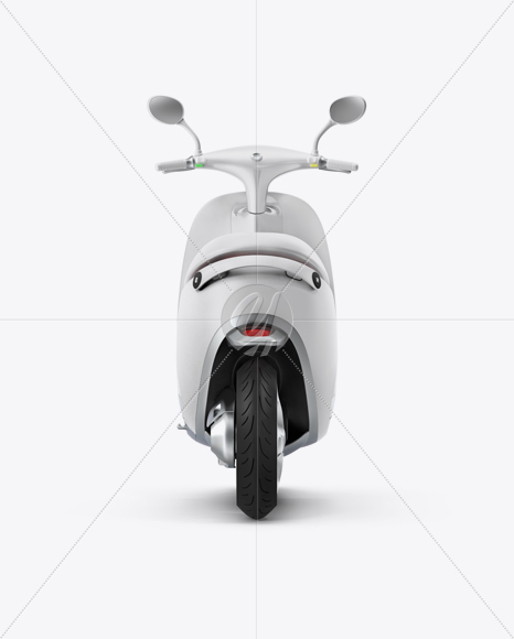 Scooter Mockup - Back View