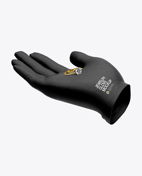 Jewelry Glove w/ Ring Mockup