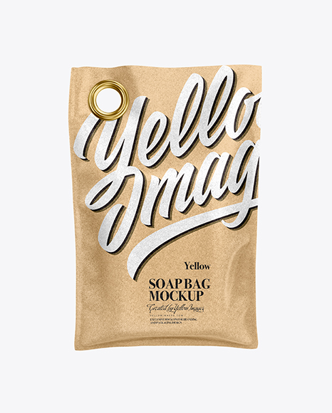 Kraft Soap Bag Mockup