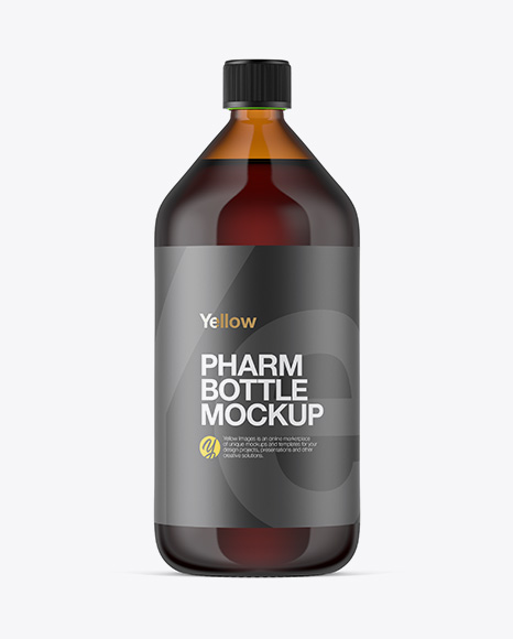 1000ml Amber Glass Bottle