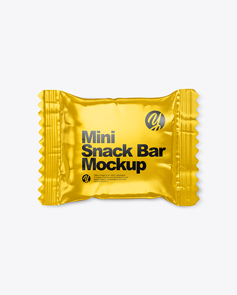 Glossy Mini Snack Bar Mockup