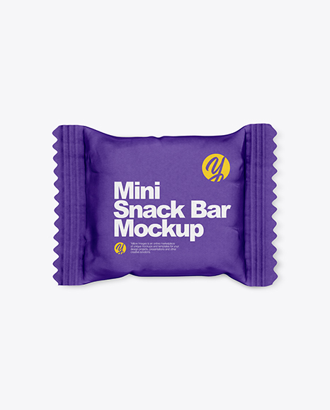 Matte Mini Snack Bar Mockup