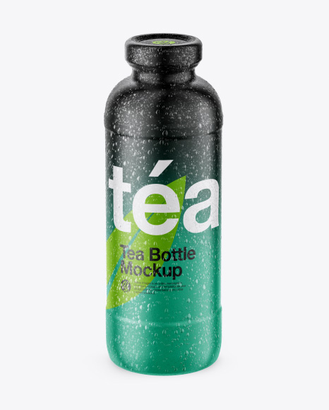 Bottle with Condensation in Shrink Sleeve