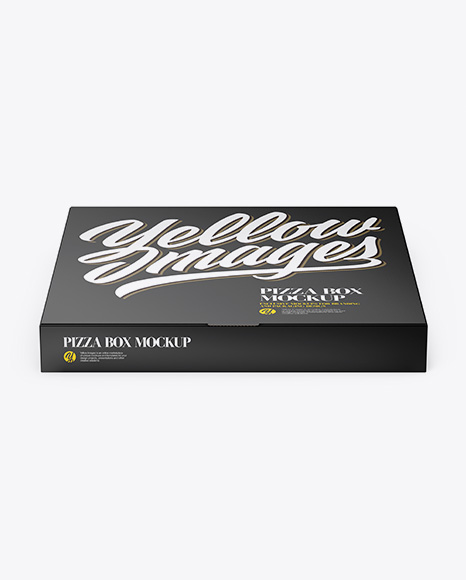 Pizza Textured Box - Front View