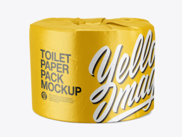 Toilet Paper Pack Mockup