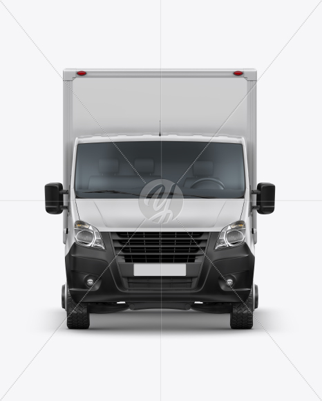 Box Truck Mockup - Front View