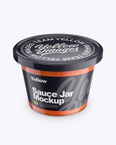 Sauce Jar Mockup