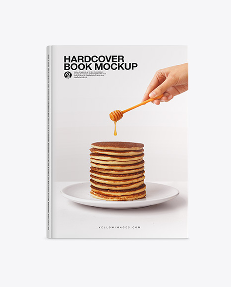 Hardcover Book Mockup - Front View