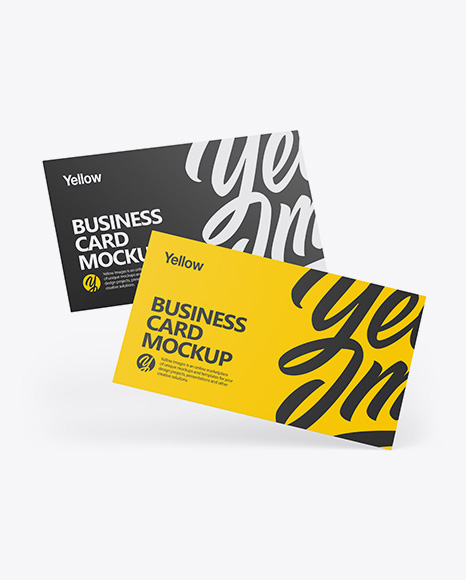 Two Business Cards Mockup