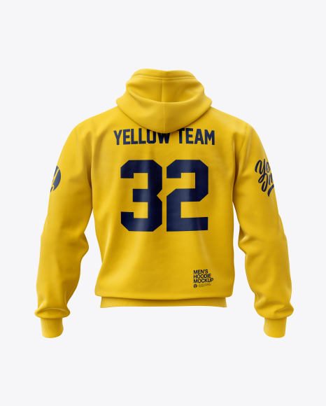 Men’s Full-Zip Hoodie Mockup