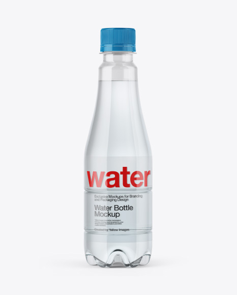 PET Water Bottle Mockup