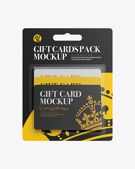 Gift Cards Pack Mockup