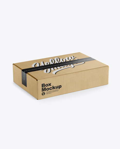 Kraft Box w/ Duct Tape Mockup