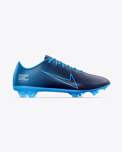 Soccer Cleat mockup (Side View)