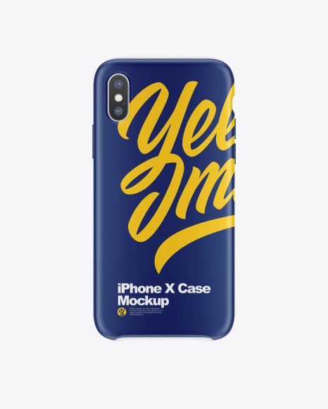 iPhone X Matte Case Mockup