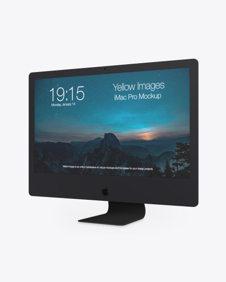 Clay iMac Pro Mockup
