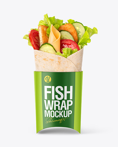Fish Wrap Mockup