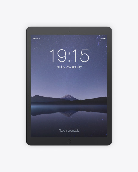 Clay iPad Pro 12.9 Mockup
