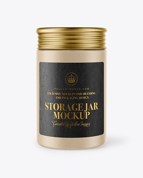 Ceramic Storage Jar Mockup
