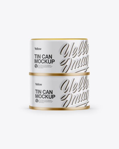 Two Tin Cans Mockup