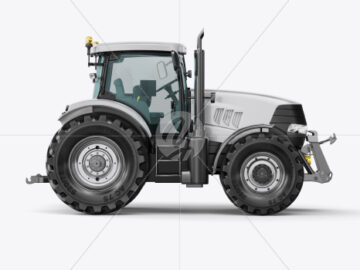 Tractor Mockup - Side View