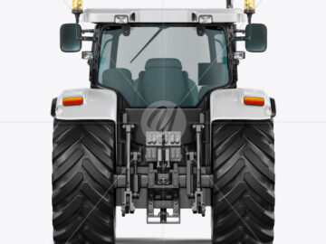 Tractor Mockup - Back View