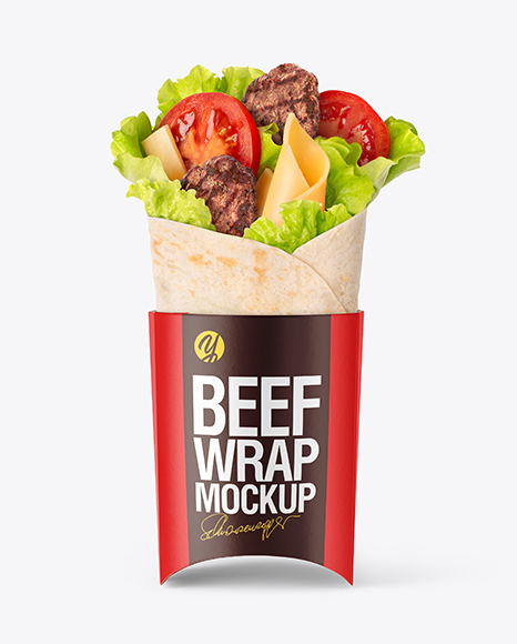 Beef Wrap Mockup