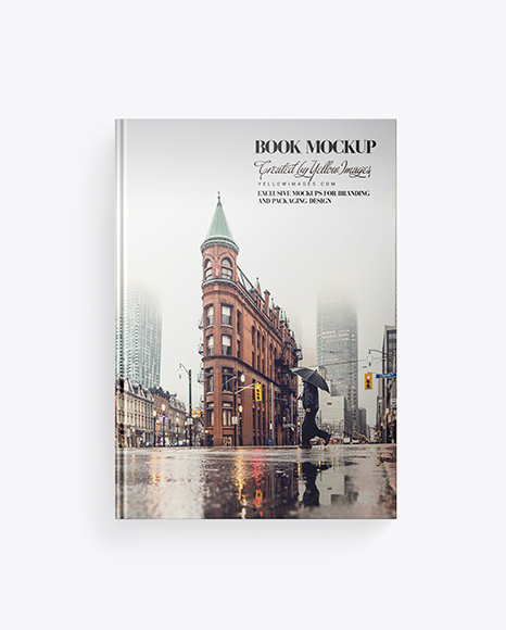 Book w/ Matte Cover Mockup