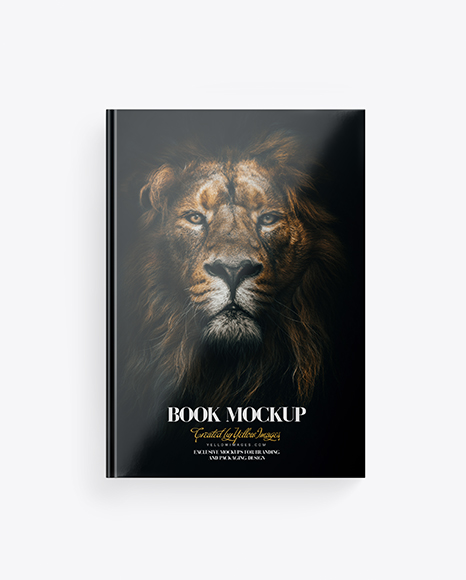 Book w/ Glossy Cover Mockup
