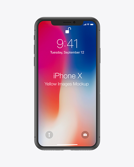 Clay Apple iPhone X Mockup