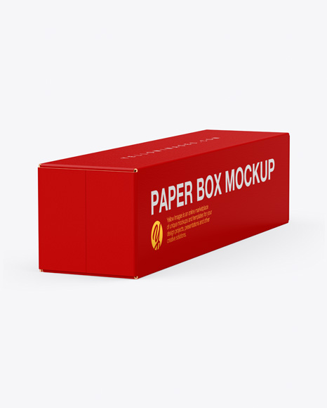 Paper Box Mockup