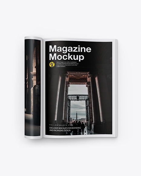 Matte A4 Magazine Mockup