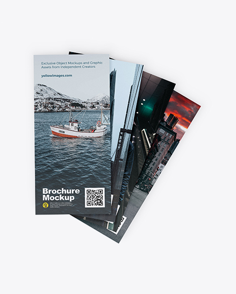Four Brochures Mockup
