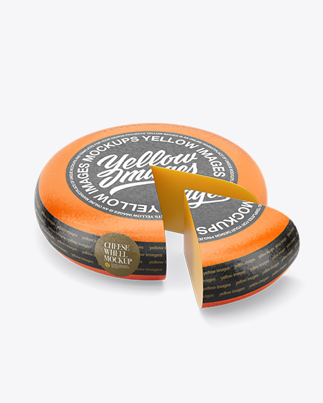 Cheese Wheel Mockup