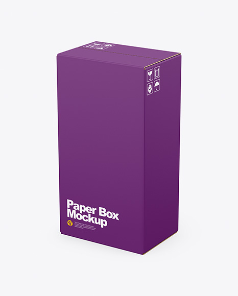 Paper Box Mockup