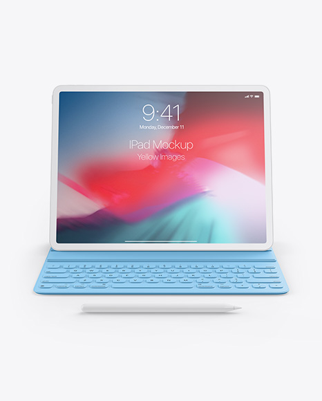 Clay Apple iPad Pro 2018 12.9 Mockup