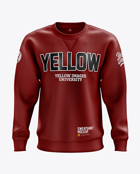 Men’s Heavyweight Sweatshirt mockup (Front View)