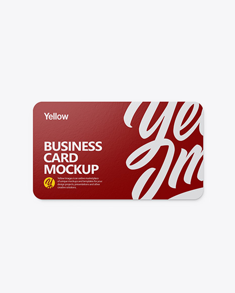 Paper Business Card Mockup