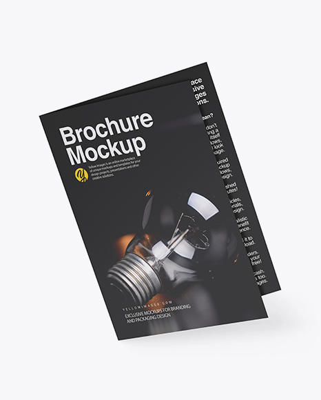 A5 Brochure Mockup