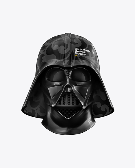 Glossy Darth Vader Helmet Mockup