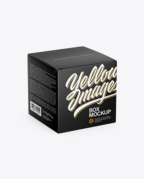 Glossy Paper Box Mockup