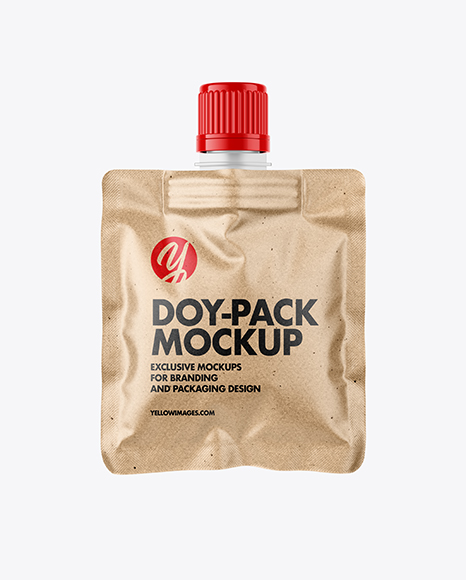 30ml Kraft Doy-Pack Mockup