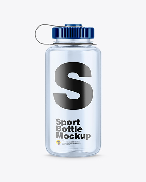 Plastic Sport Bottle Mockup