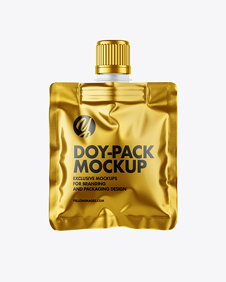 30ml Metallic Doy-Pack Mockup