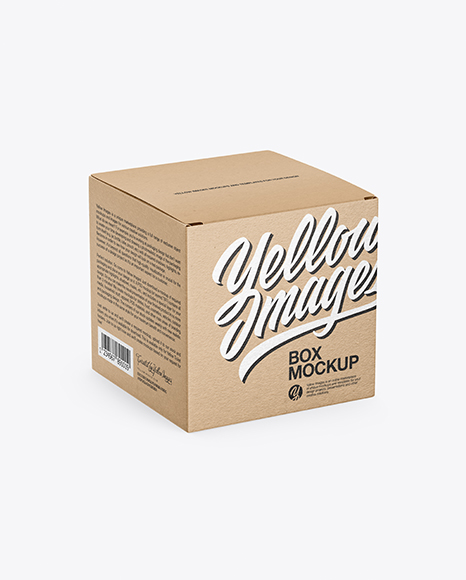 Kraft Paper Box Mockup