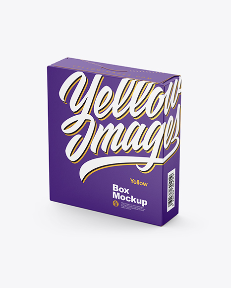 Paper Box Mockup