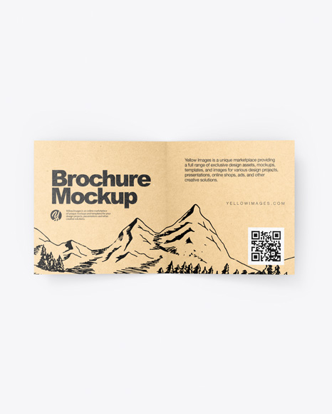 Kraft Brochure Mockup