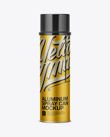 Aluminum Sprayer With Plastic Straw Mockup
