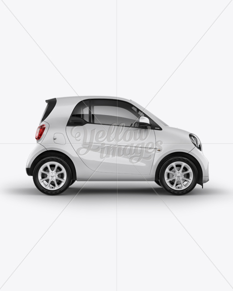 Smart Fortwo Mockup - Side View