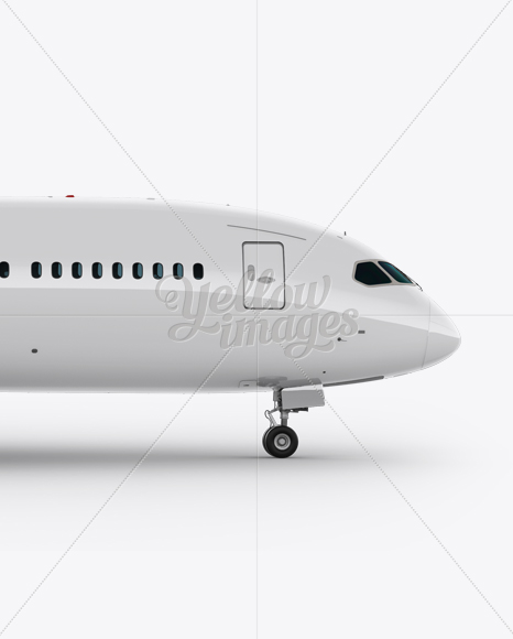 Boeing 787 Dreamliner Mockup - Right Side View